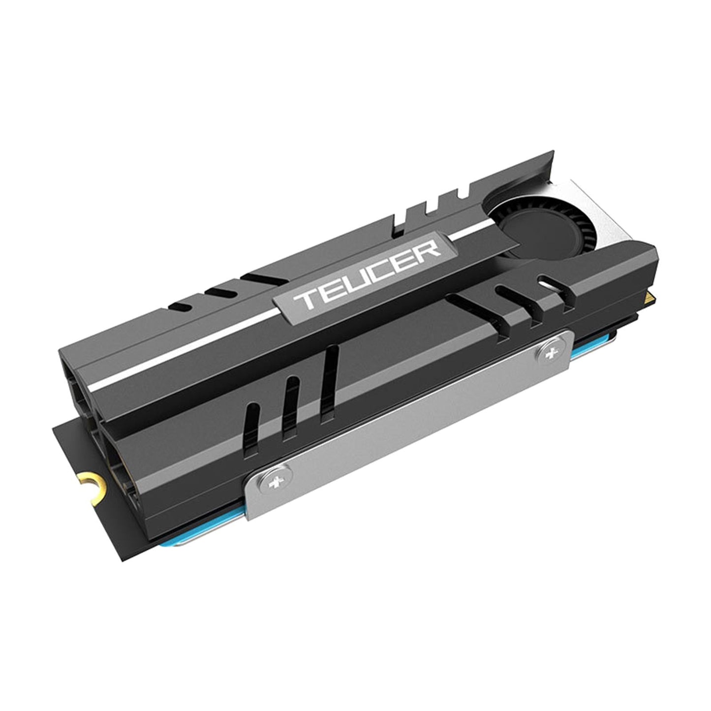 M.2 2280 SSD Heatsink 3Pin Mini Turbofan Heat Sink for PS5 Computer PC