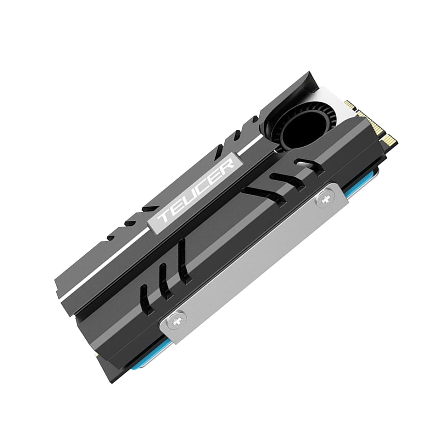 M.2 2280 SSD Heatsink 3Pin Mini Turbofan Heat Sink for PS5 Computer PC