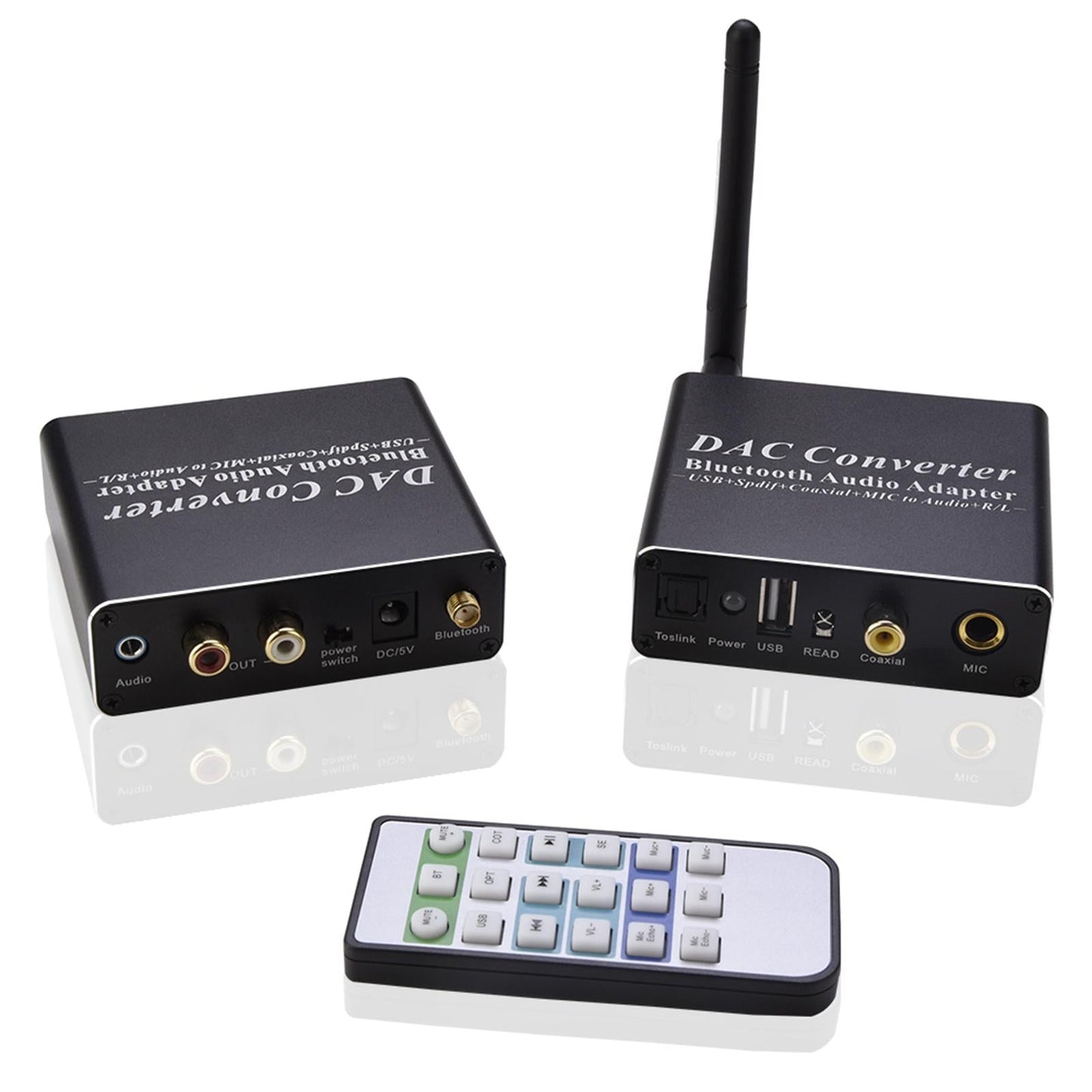 Digital to Analog Audio Converter Coaxial/Optical to RCA & 3.5mm for Cinema