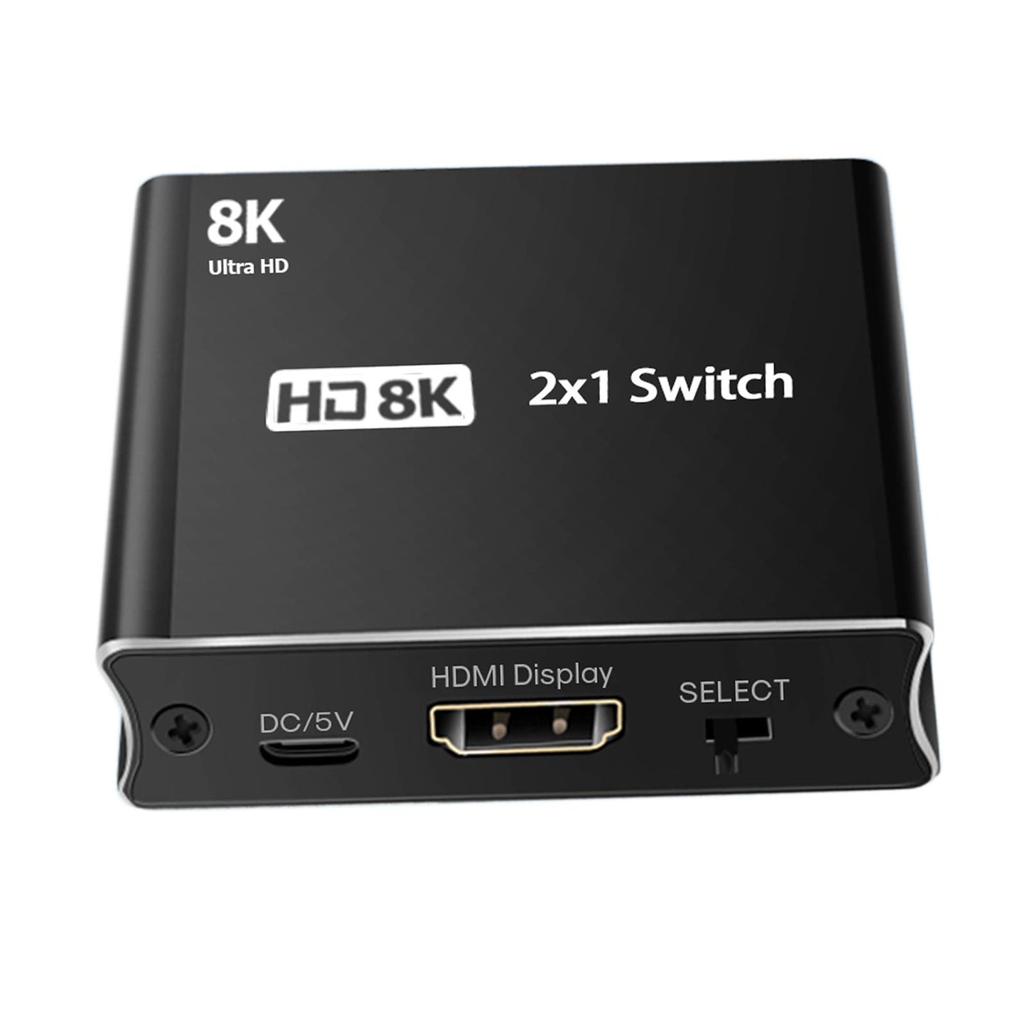 2x1 Switch 8K HDMI 2.1 Splitter 2 in 1 Out 4K 120Hz Aluminum for PS5 DVD