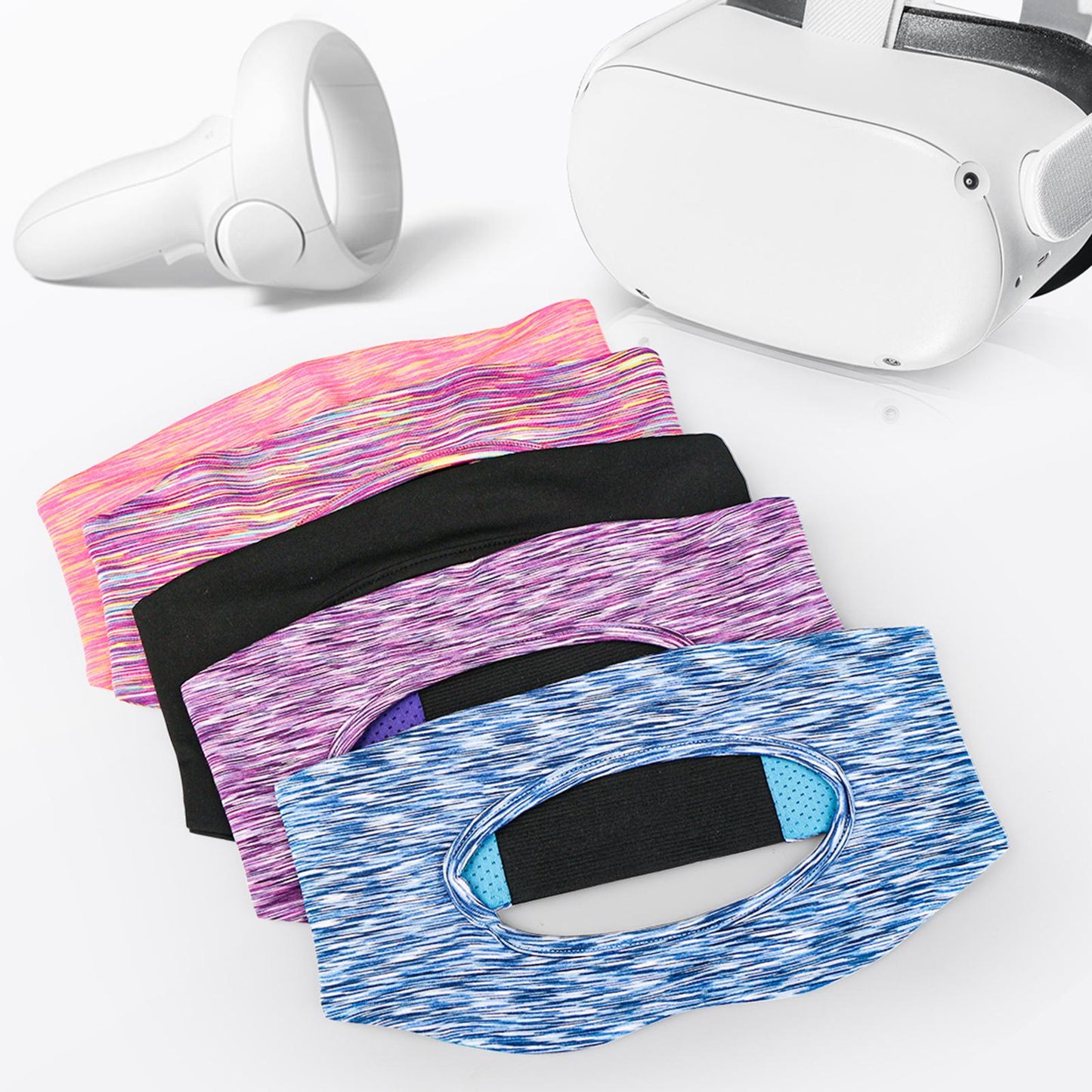 Virtual Reality VR Masks for Quest 2 Elastic Material Home Supplies Blue