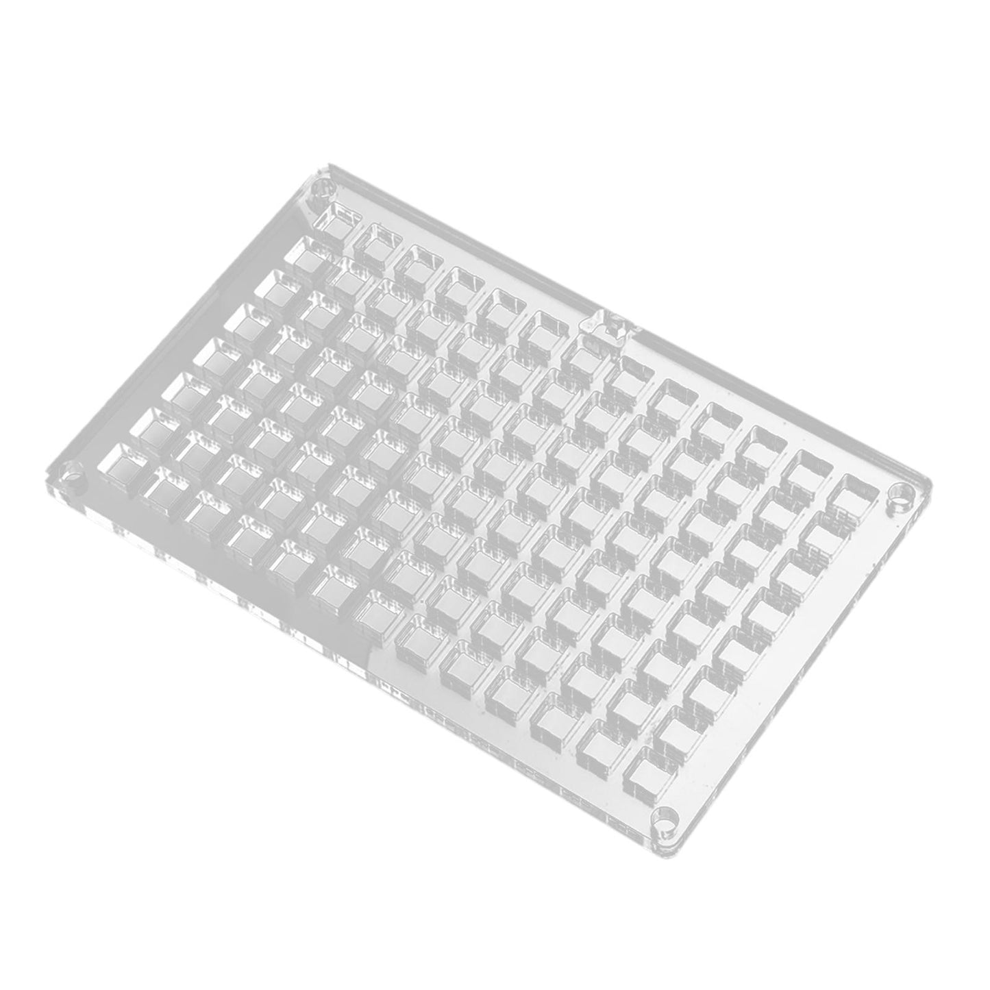 Acrylic Keyboard Switch Tester Durable Electronics Base for Box 104 Holes