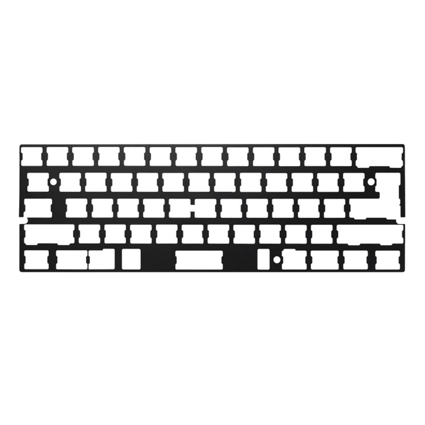 Positioning Board Plate Anodized Finished for GH60 60% Keyboard DIY Black