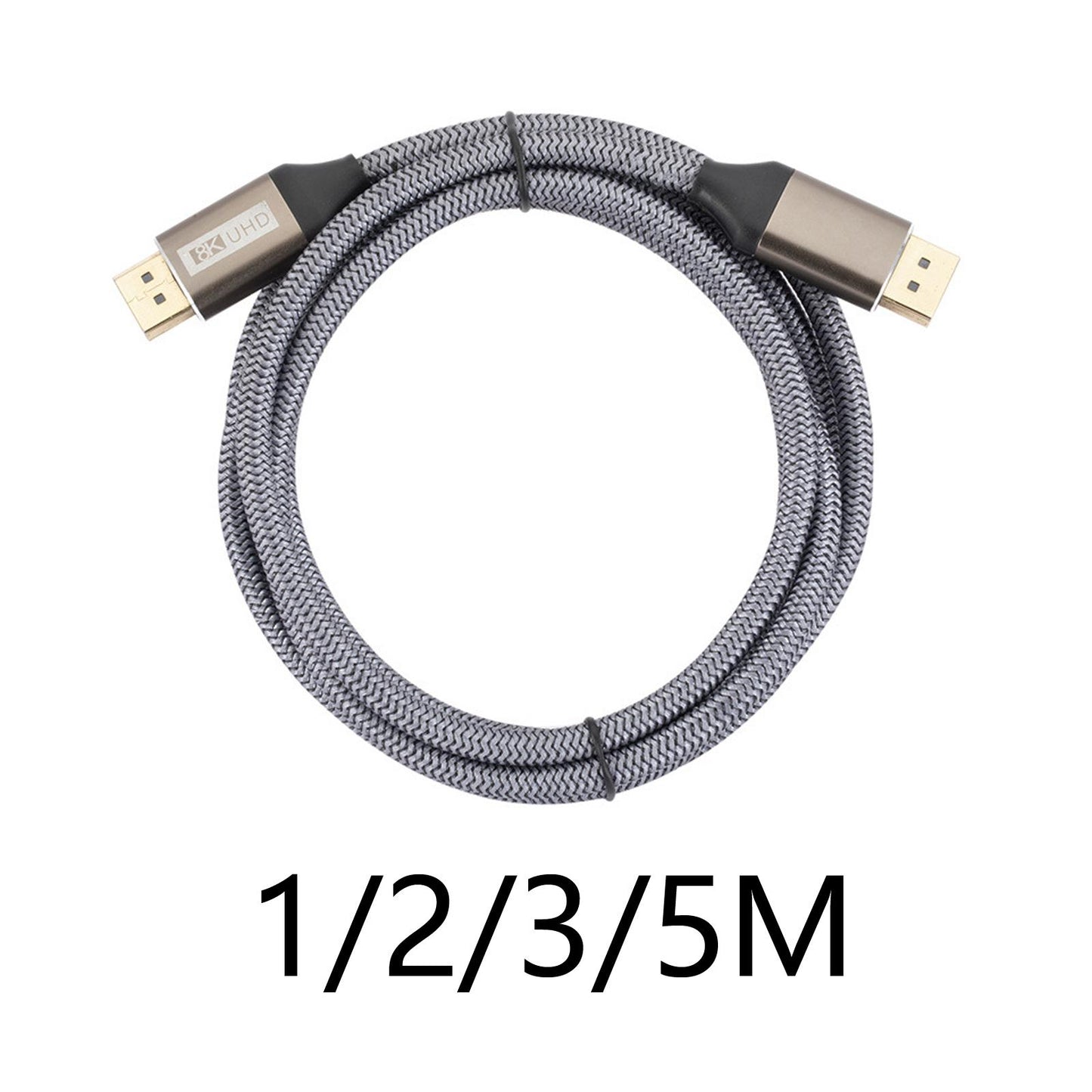 8K DisplayPort Cable 1.4 DP to DP Cable 32.4Gbps for Projectors Laptop 1m