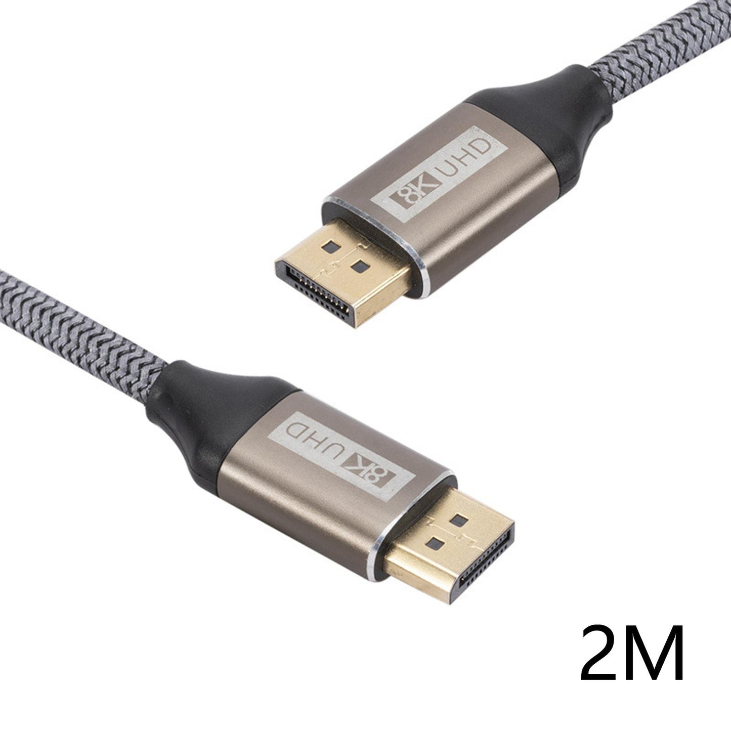 8K DisplayPort Cable 1.4 DP to DP Cable 32.4Gbps for Projectors Laptop 2m