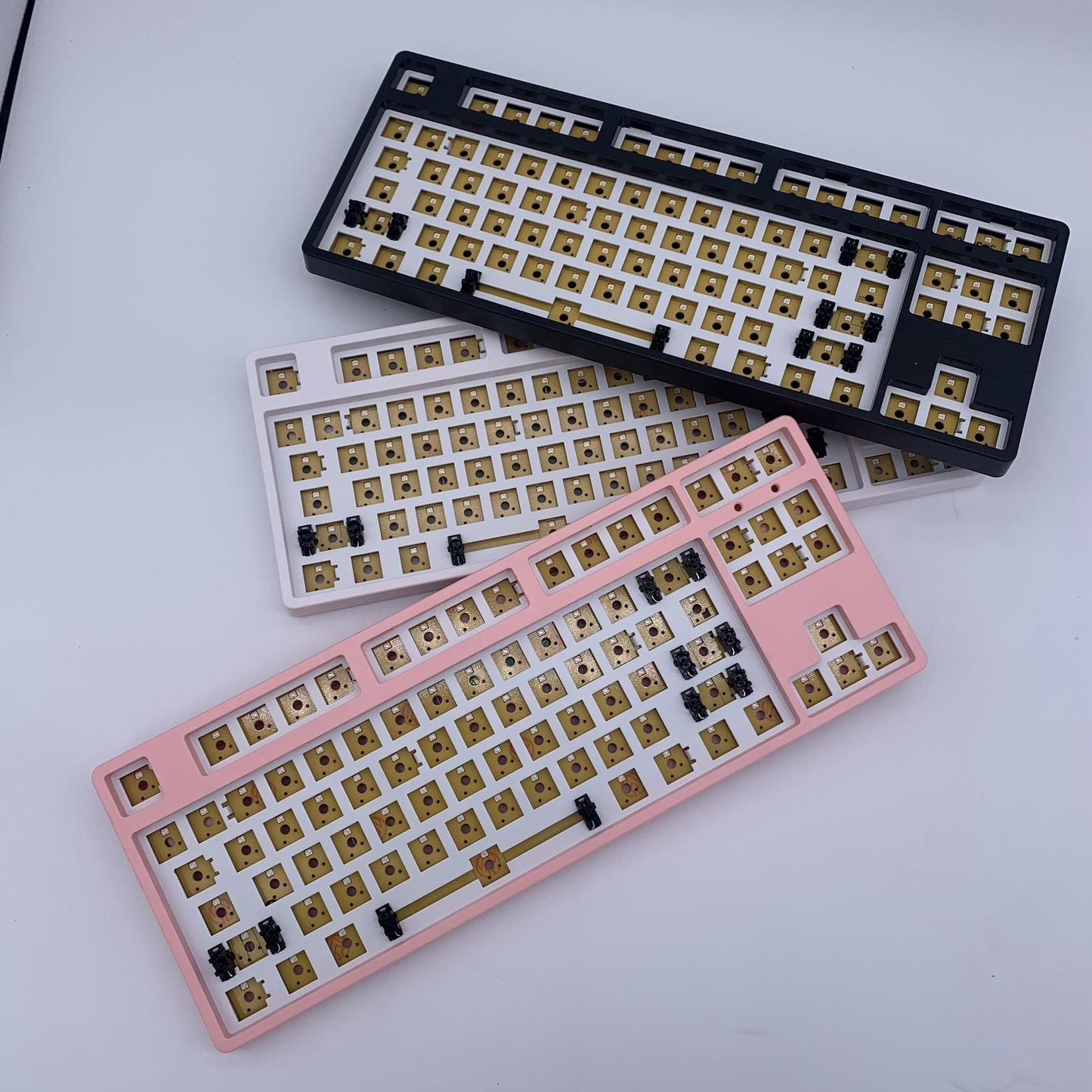 87 Key DIY Mechanical Keyboard Kit Hot-Swappable Switch Compact Black