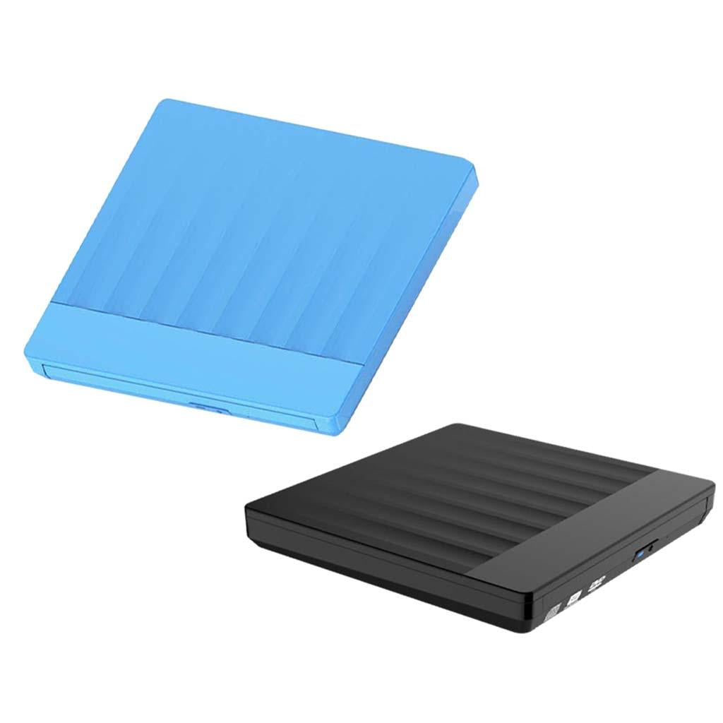 External DVD Burner USB 3.0 CD/DVD ROM Player Writer for Mac Windows Laptop Black