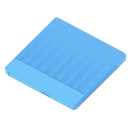 External DVD Burner USB 3.0 CD/DVD ROM Player Writer for Mac Windows Laptop Light Blue