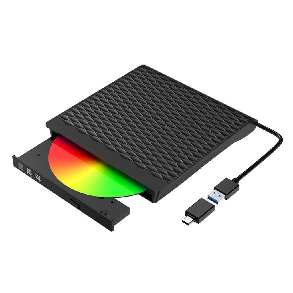 External DVD Burner USB 3.0 Portable Duplicator for Mac Windows PC Desktop