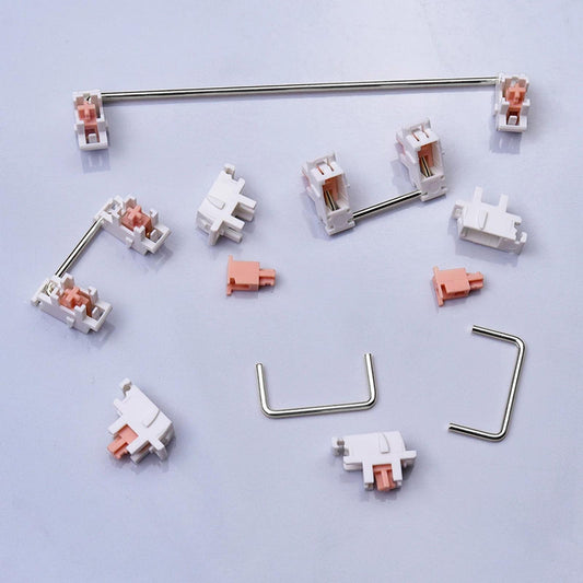 Plate Mounted Stabilizers High Precision for Mechanical Keyboard 7Pcs 2U