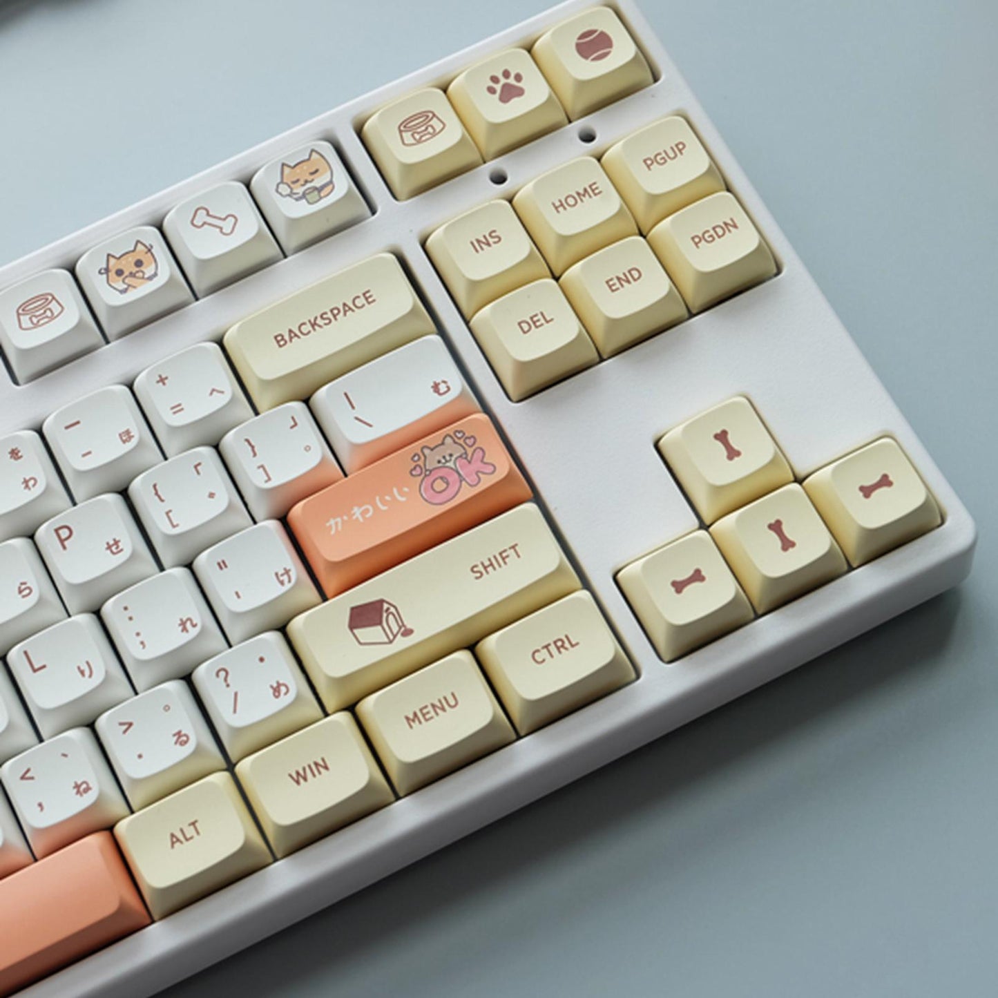 139Keys XDA Profile Keycaps 2-Layer for MX Mechanical Keyboard Japanese Font