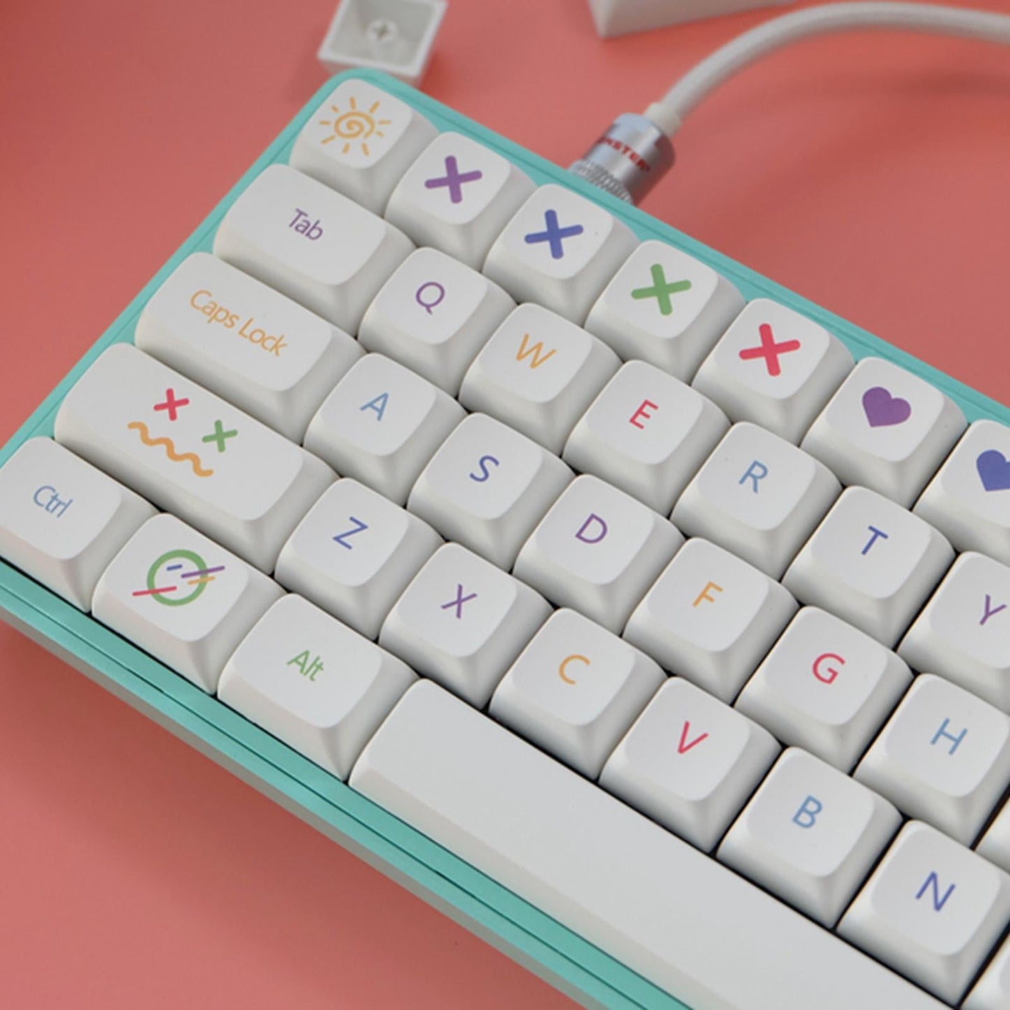 Universal 140 Keys PBT Keycaps Dye sub Cute Pattern for MX Switch Gamer