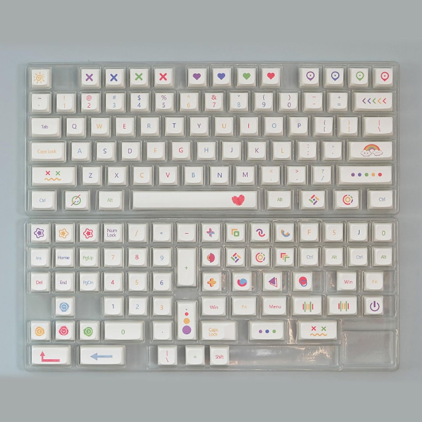 Universal 140 Keys PBT Keycaps Dye sub Cute Pattern for MX Switch Gamer