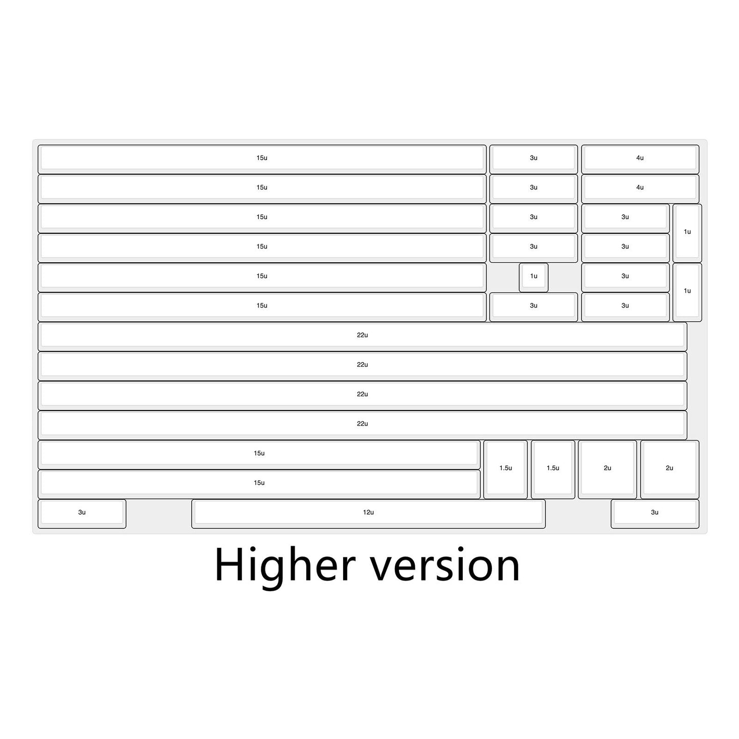 Clear Keycap Storage Box Case Dustproof Organizer for Cherry Xda Dsa Profile Higher Version