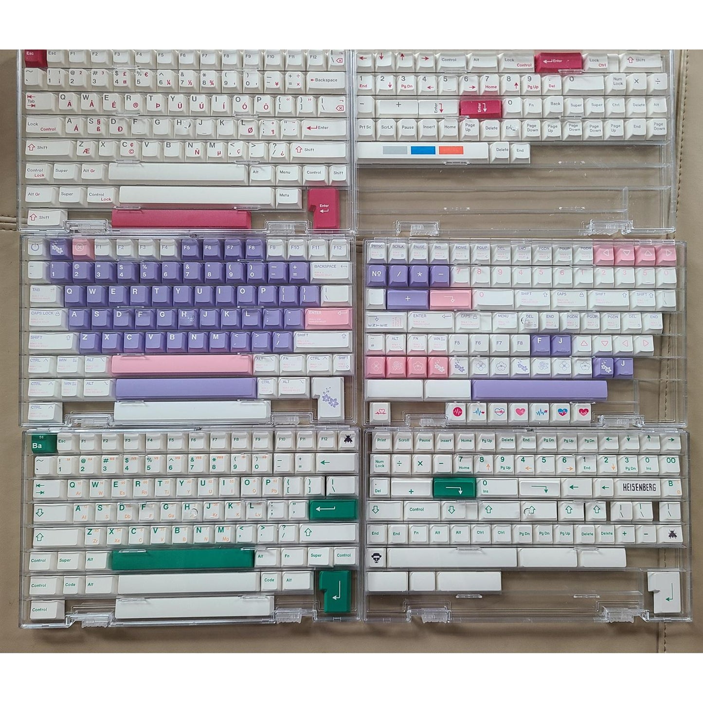 Clear Keycap Storage Box Case Dustproof Organizer for Cherry Xda Dsa Profile Higher Version