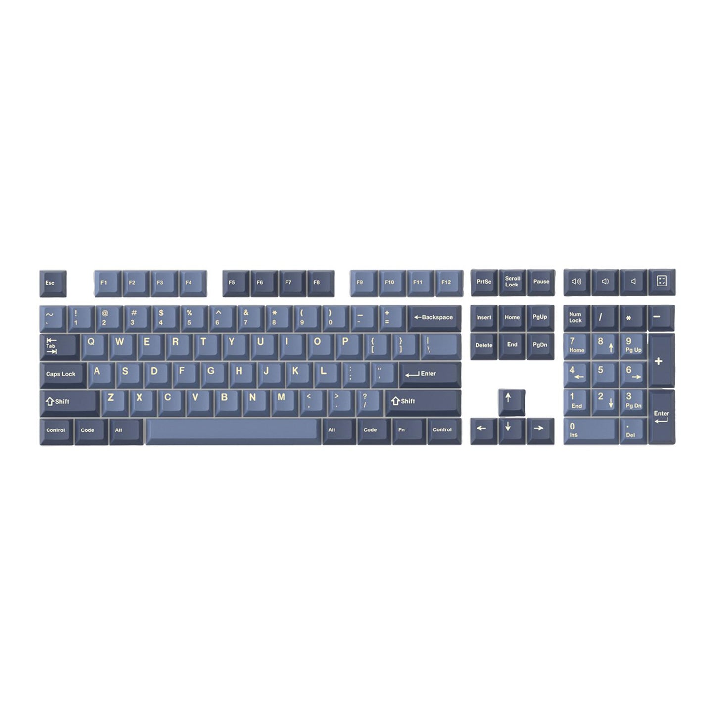 173 Keys Keycaps Key Caps Set for MX Switches and Clones  Denim