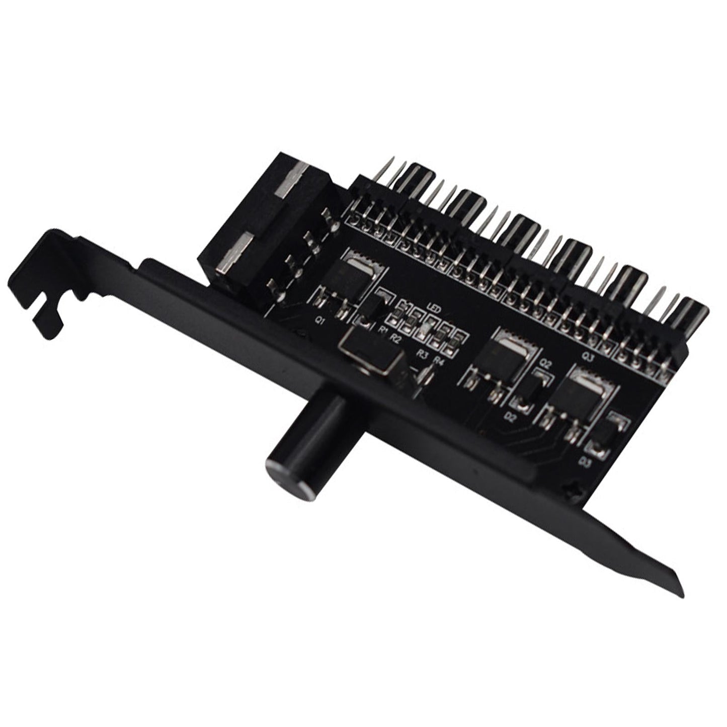 6 Way PC Fan Hub Cooling Fan Speed Controller 12V 4 Pin Interface