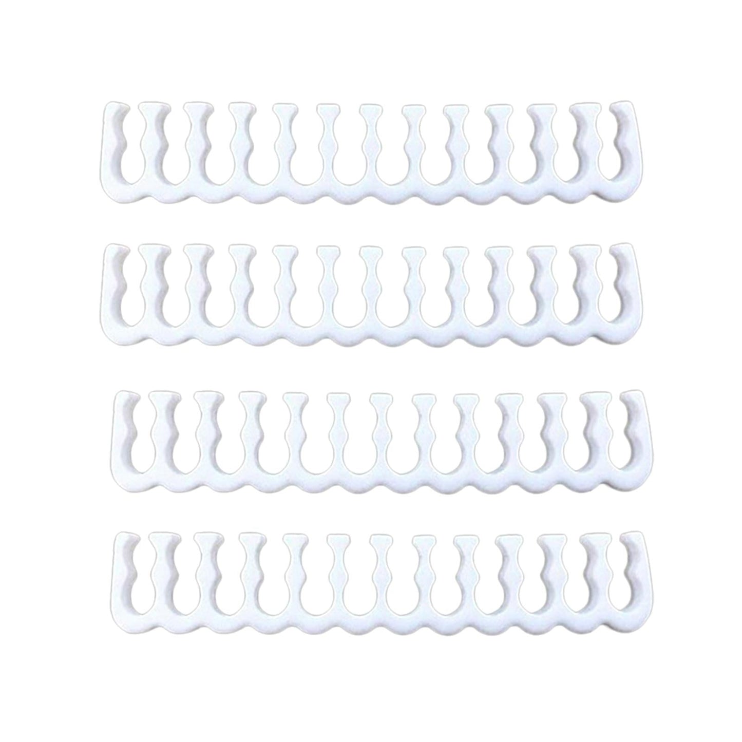 24Pieces 6/8/24 Pin Cable Combs Kit for 3-3.6mm PC Power Cables white