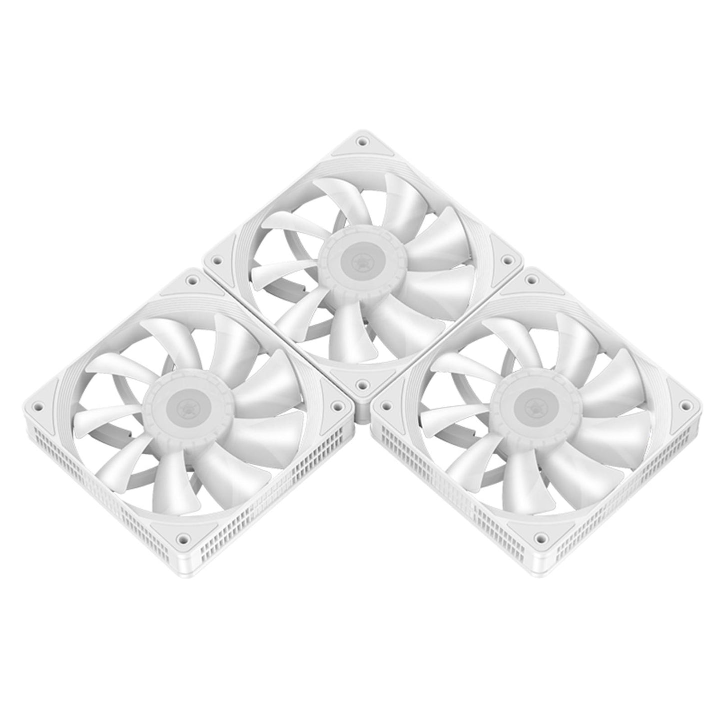 3x 120mm Case Cooling Fan 1200RPM RGB LED Lighting 12V DC PC Cooling Quiet