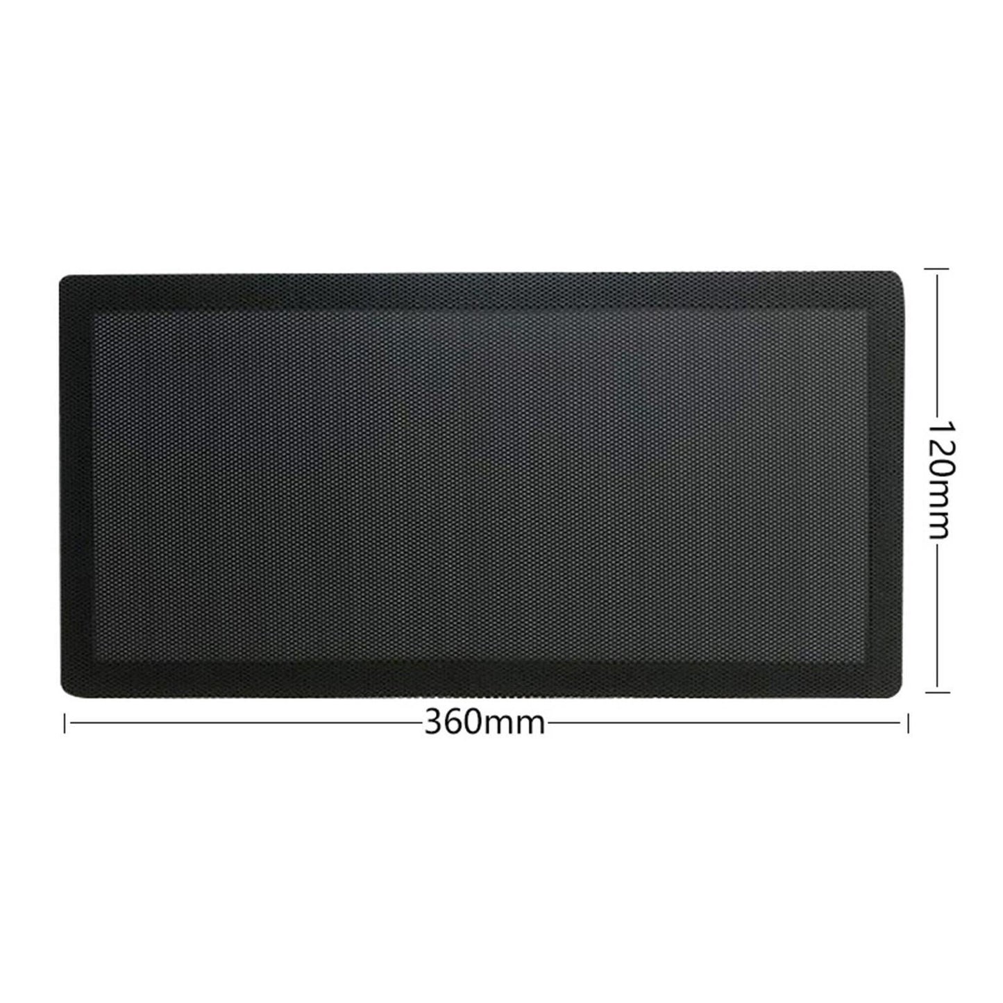 PVC Magnetic Cooling Fan Dust Filter Cover for Computer PC 12x36cm