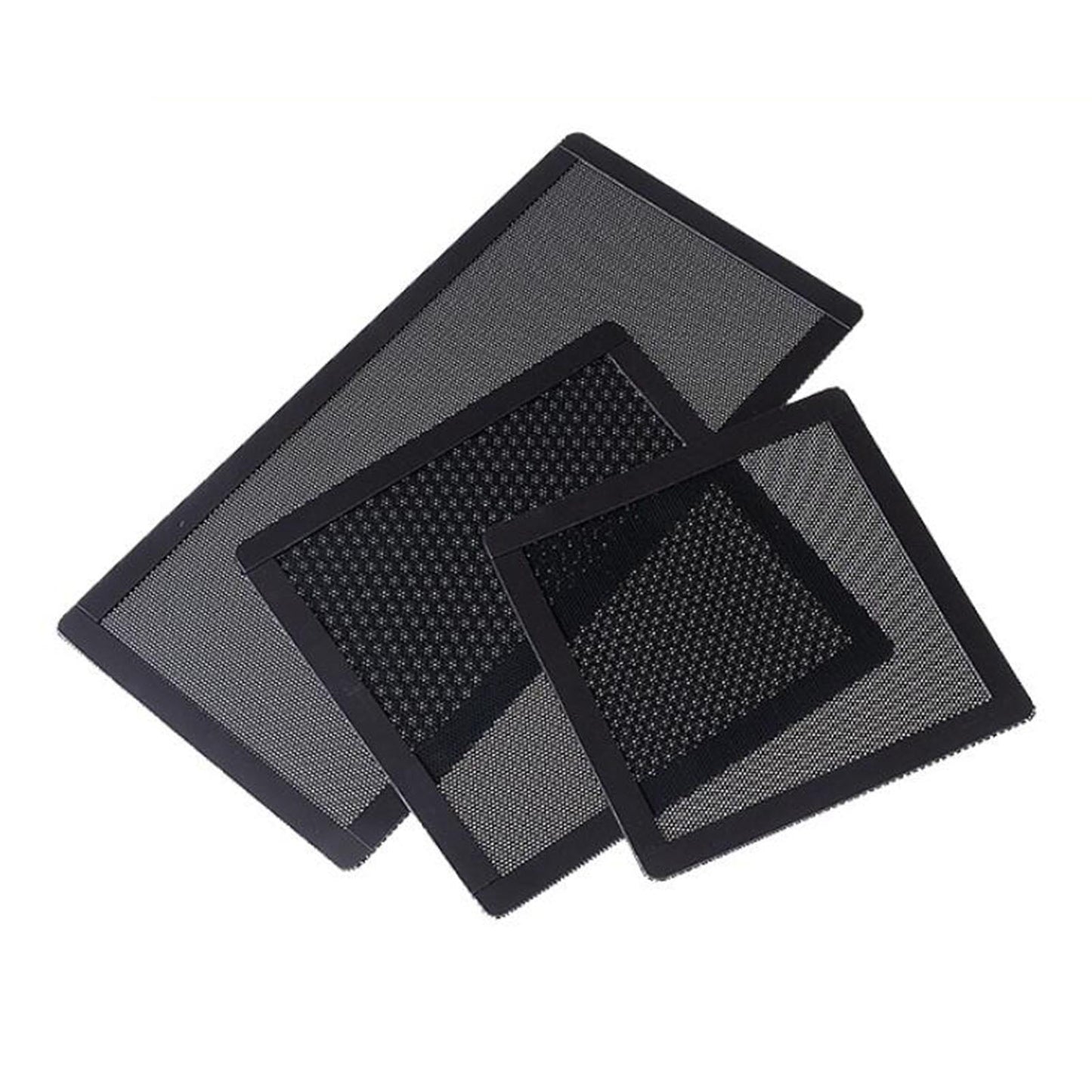 PVC Magnetic Cooling Fan Dust Filter Cover for Computer PC 12x12cm with Hole