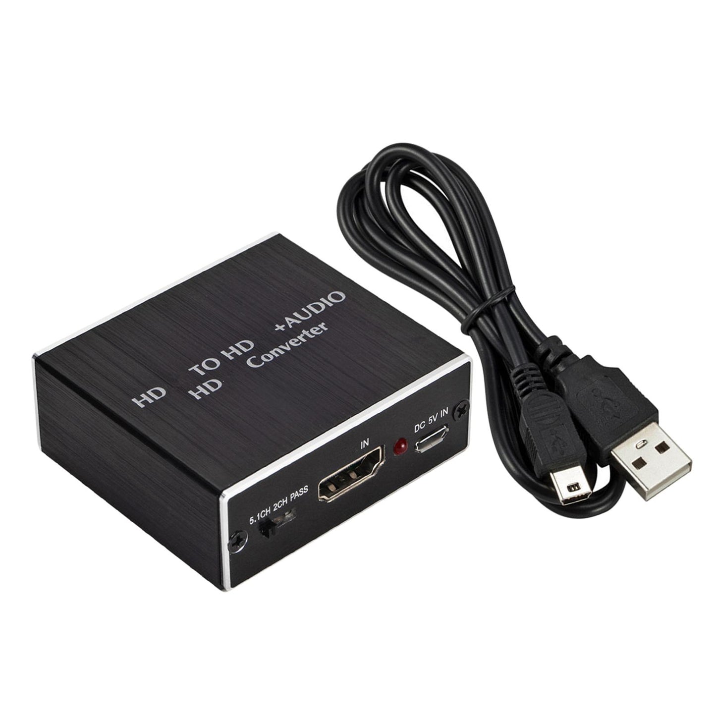 Portable Digital HDMI Audio Converter Adapter Headphone SPDIF + 3.5mm Audio