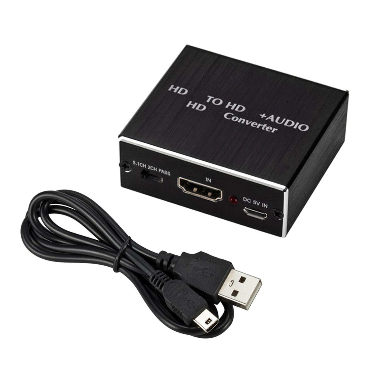 Portable Digital HDMI Audio Converter Adapter Headphone SPDIF + 3.5mm Audio