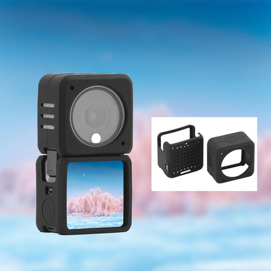 Split Silicone Sleeve Cover Case for DJI Action 2 Practical Use Drop Proof
