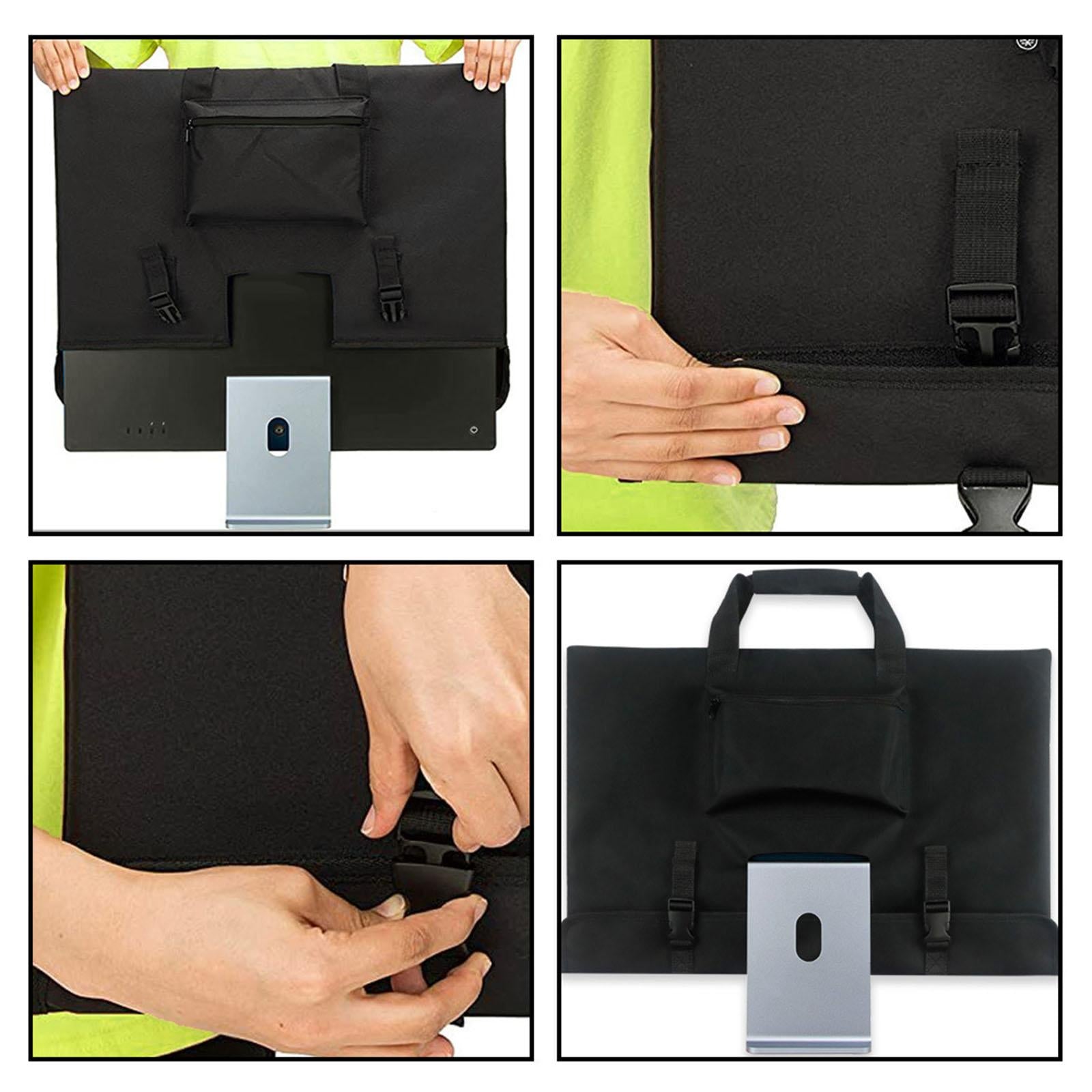 Travel Carrying Case 24 inch Screen Computer with Pockets for iMac Desktop