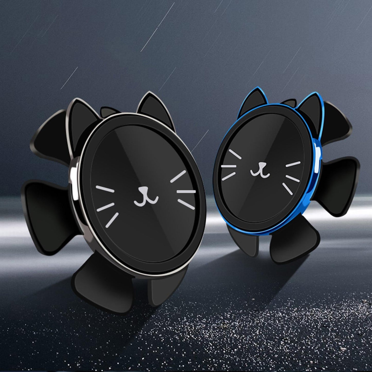 Universal Car Phone Mount Holder Magnetic Hands Free 360 Rotation Black
