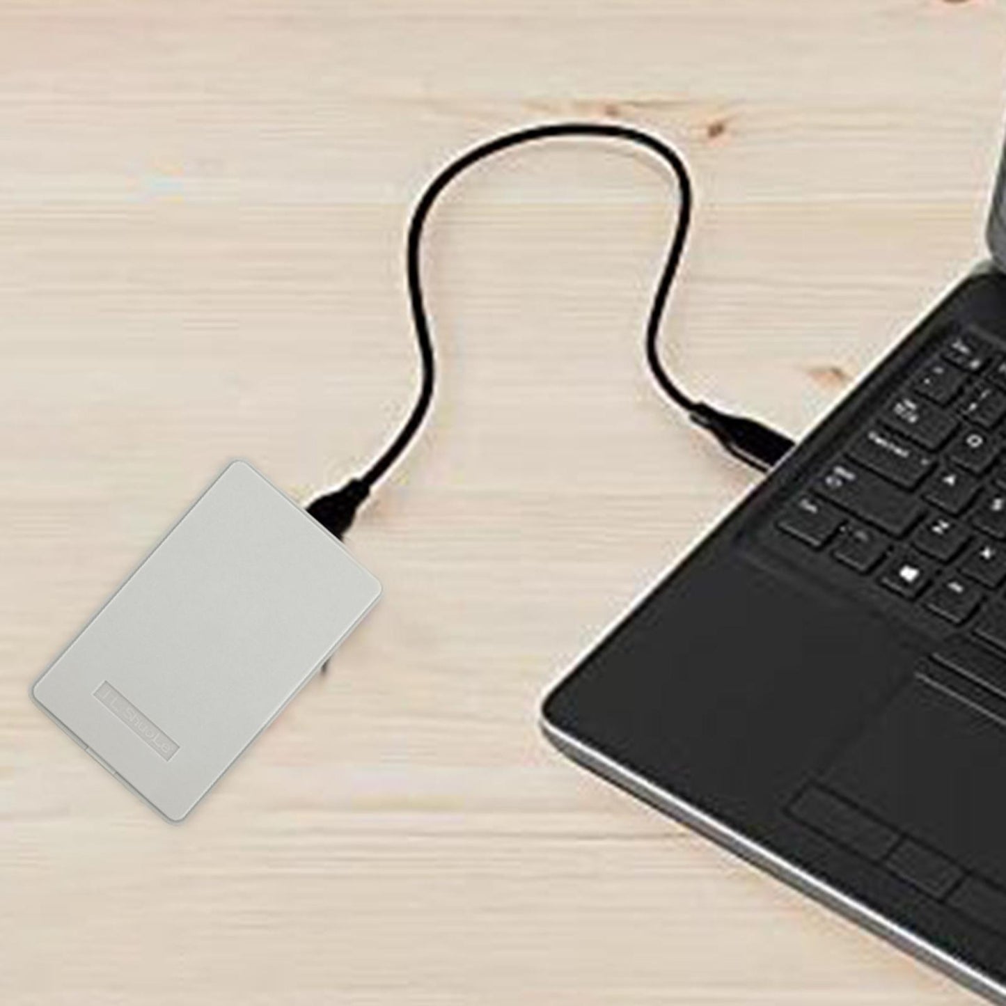 Portable External Hard Drive Protective Cover for USB 2.0 2TB for Laptop for Mac White