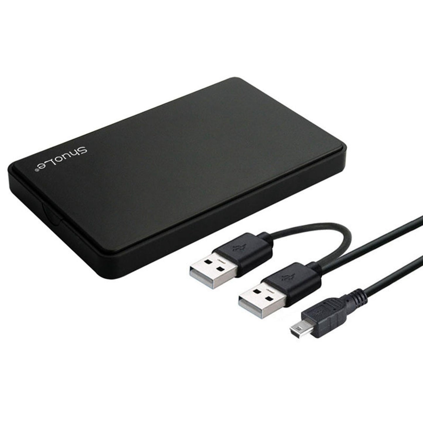 Portable External Hard Drive Protective Cover for USB 2.0 2TB Laptop for Mac Black