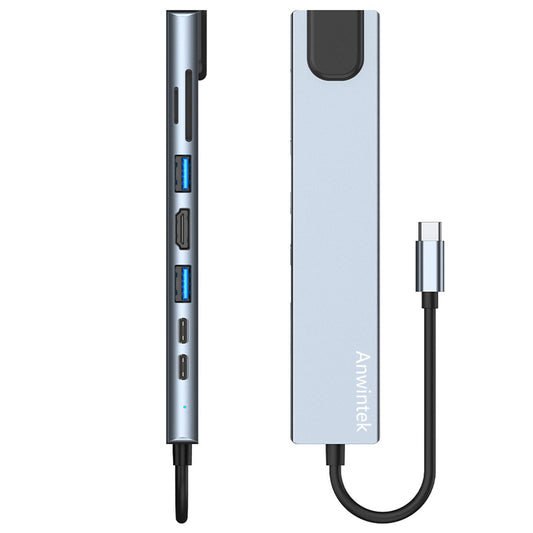 USB C Docking Station for Windows with 4K HDMI SD/TF Port PD Port for Phone