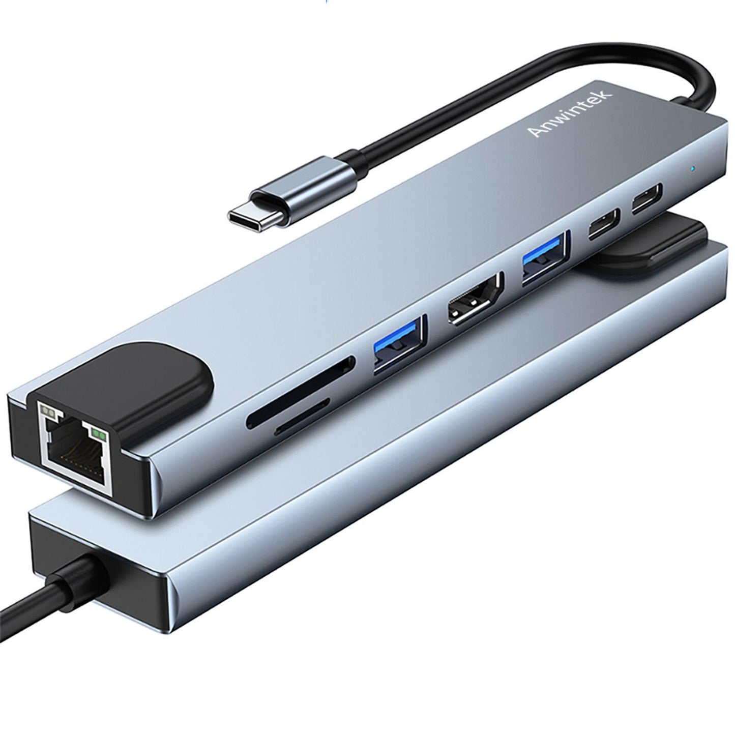 USB C Docking Station for Windows with 4K HDMI SD/TF Port PD Port for Phone