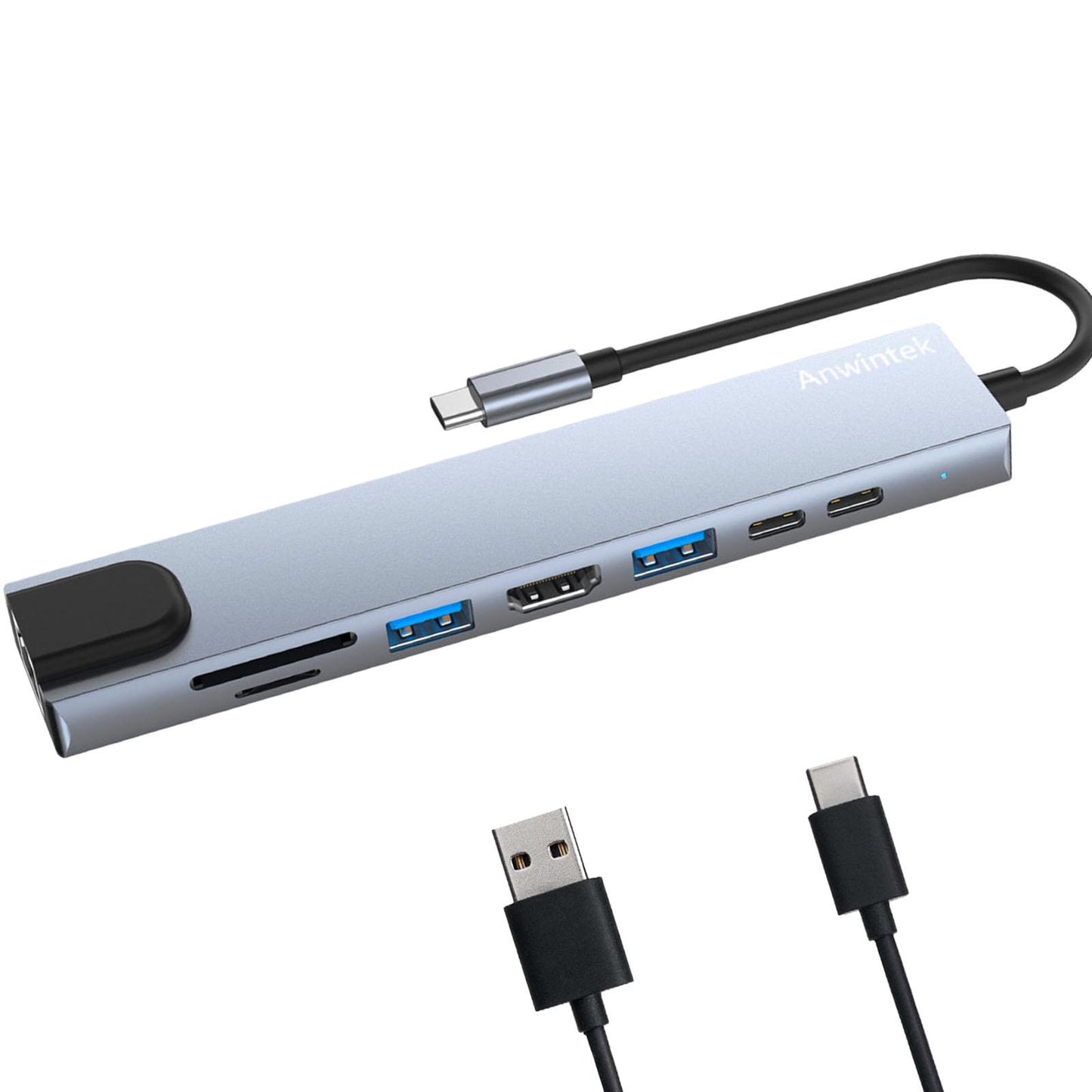 USB C Docking Station for Windows with 4K HDMI SD/TF Port PD Port for Phone