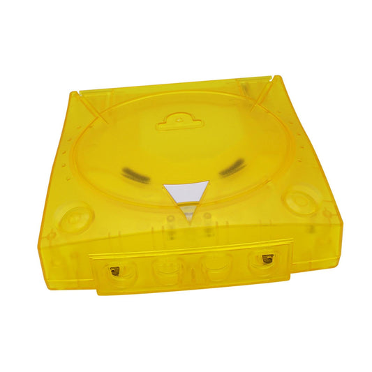Protective Case Cover for SEGA Dreamcast DC Travel  Clear Yellow
