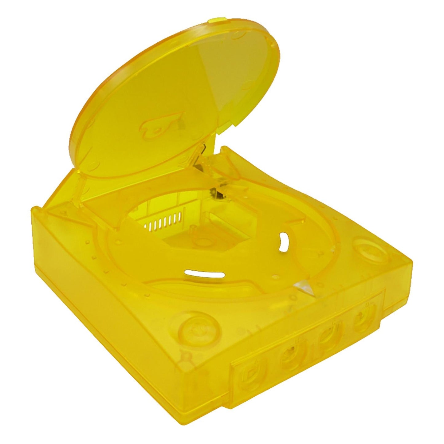 Protective Case Cover for SEGA Dreamcast DC Travel  Clear Yellow