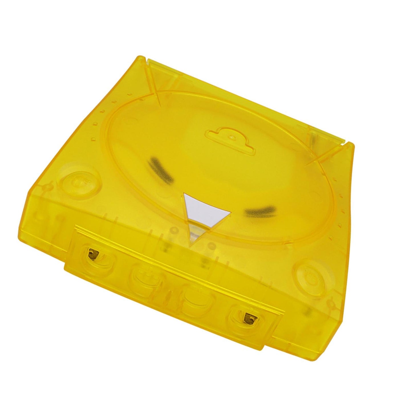 Protective Case Cover for SEGA Dreamcast DC Travel  Clear Yellow