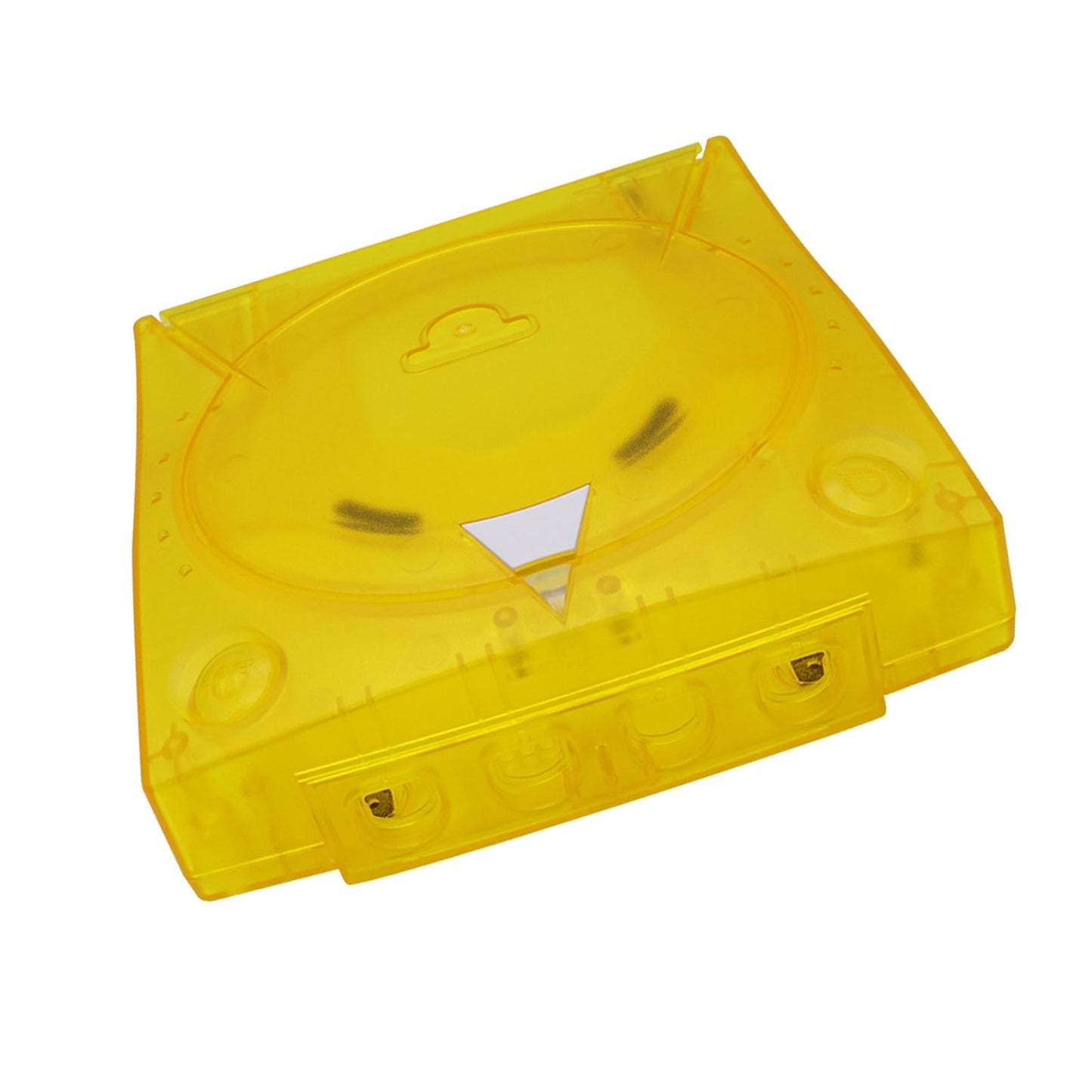 Protective Case Cover for SEGA Dreamcast DC Travel  Clear Yellow