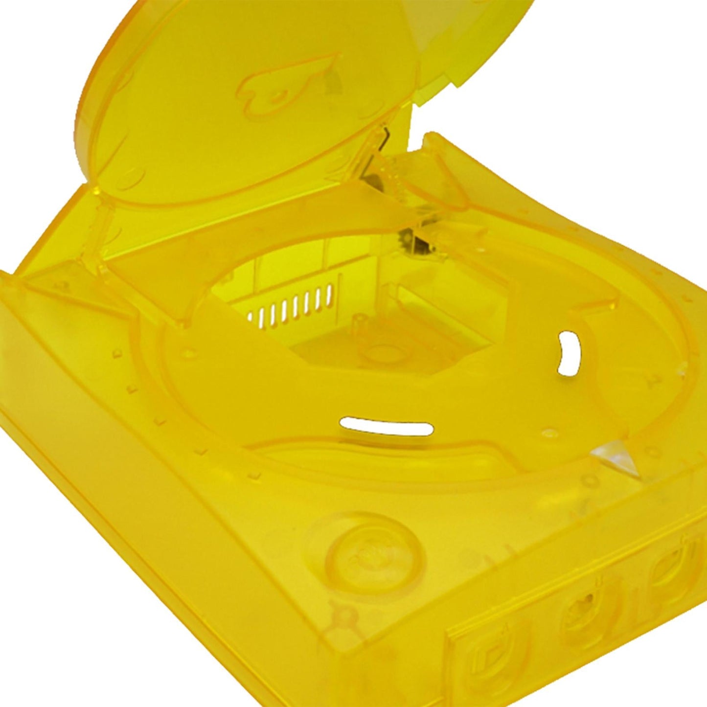 Protective Case Cover for SEGA Dreamcast DC Travel  Clear Yellow