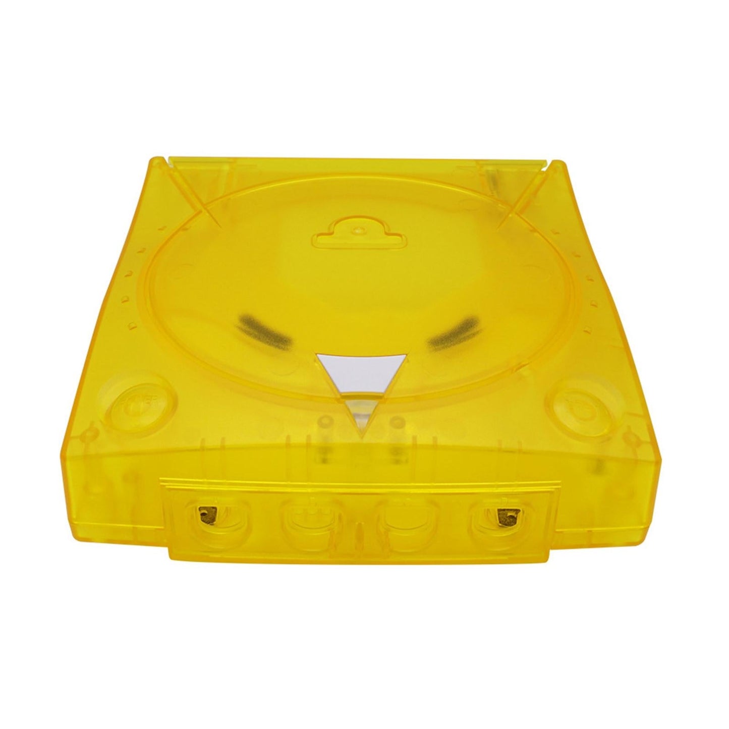Protective Case Cover for SEGA Dreamcast DC Travel  Clear Yellow