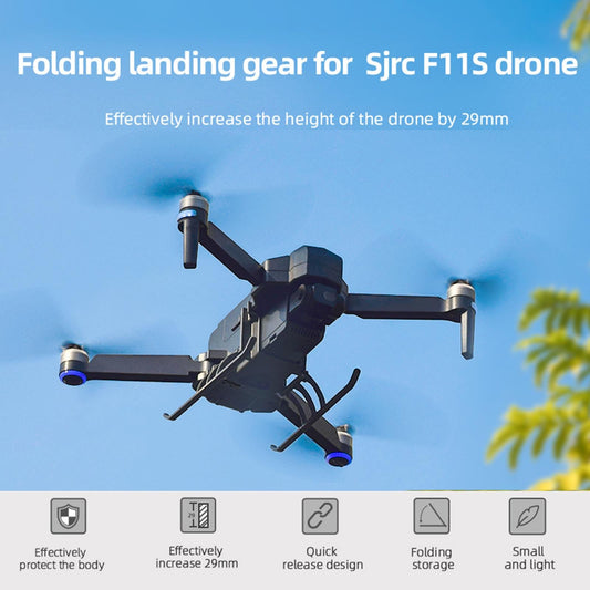 Landing Gear Leg Gimbal Guard Protector Foldable for Sjrc F11S Drone Durable