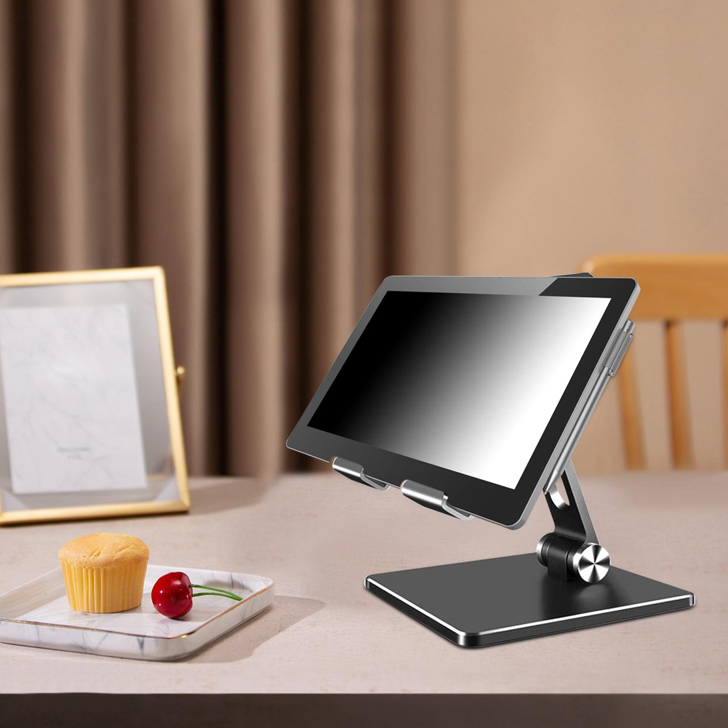 Phone Tablet Desktop Stand Desk Holder Mount Cradle for Viewing Photos