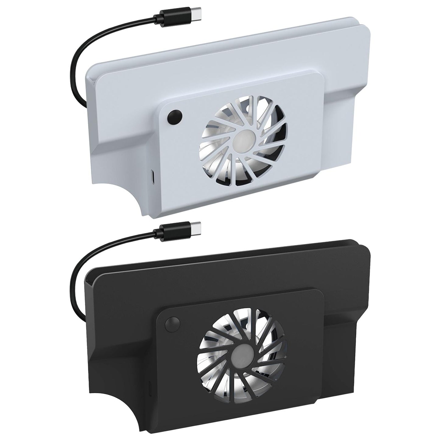 Cooling Fan with Card Slot Docking Station Accessories Upgrade Parts Cooler White