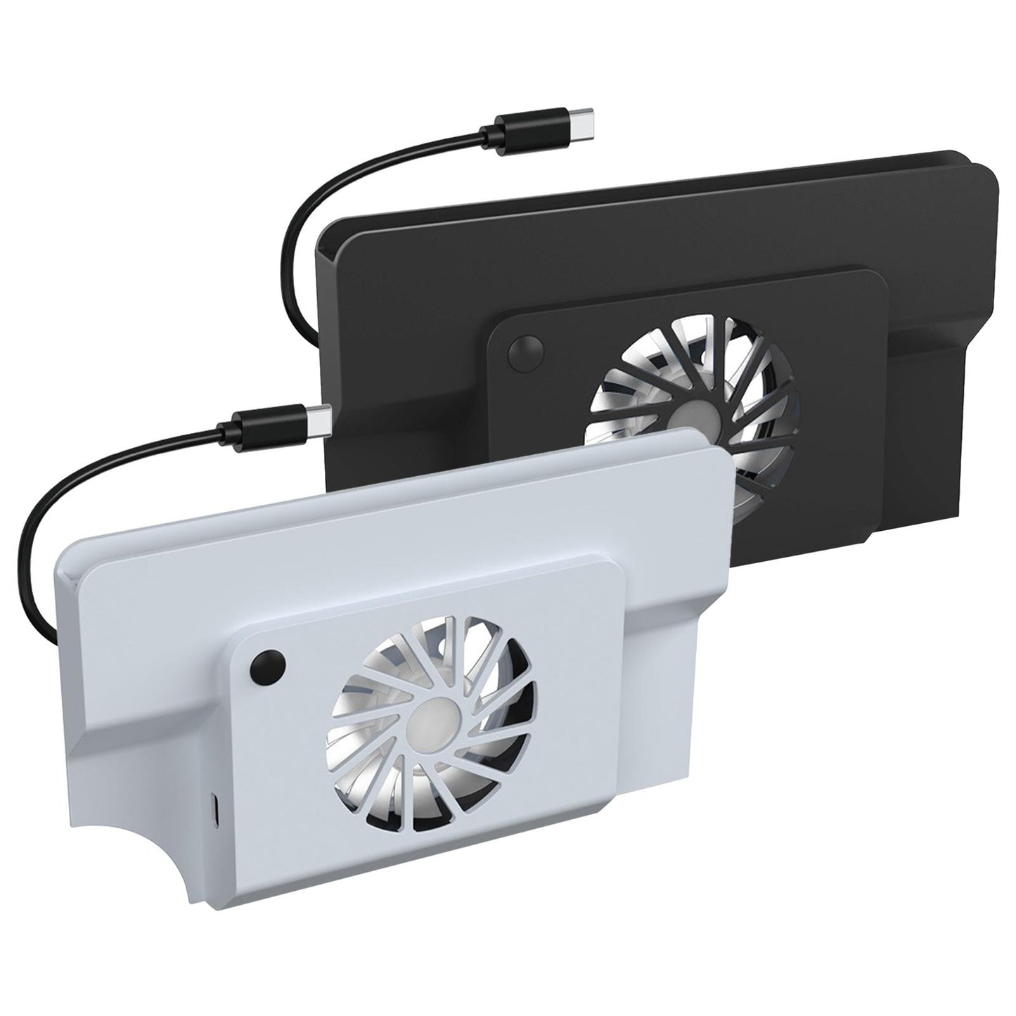 Cooling Fan with Card Slot Docking Station Accessories Upgrade Parts Cooler White