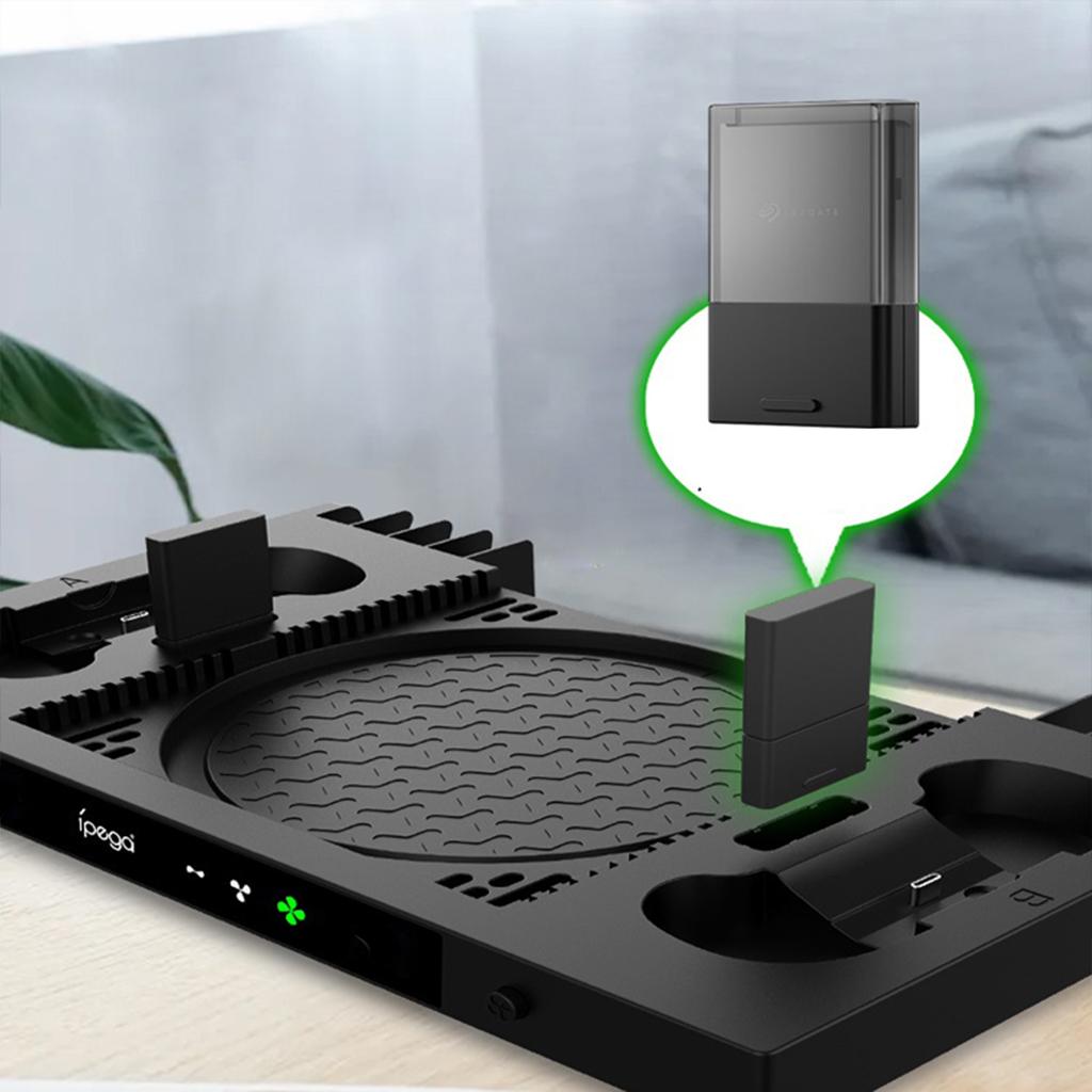 Charger Stand with Cooling Fan Powerful Game Accessories for Series x