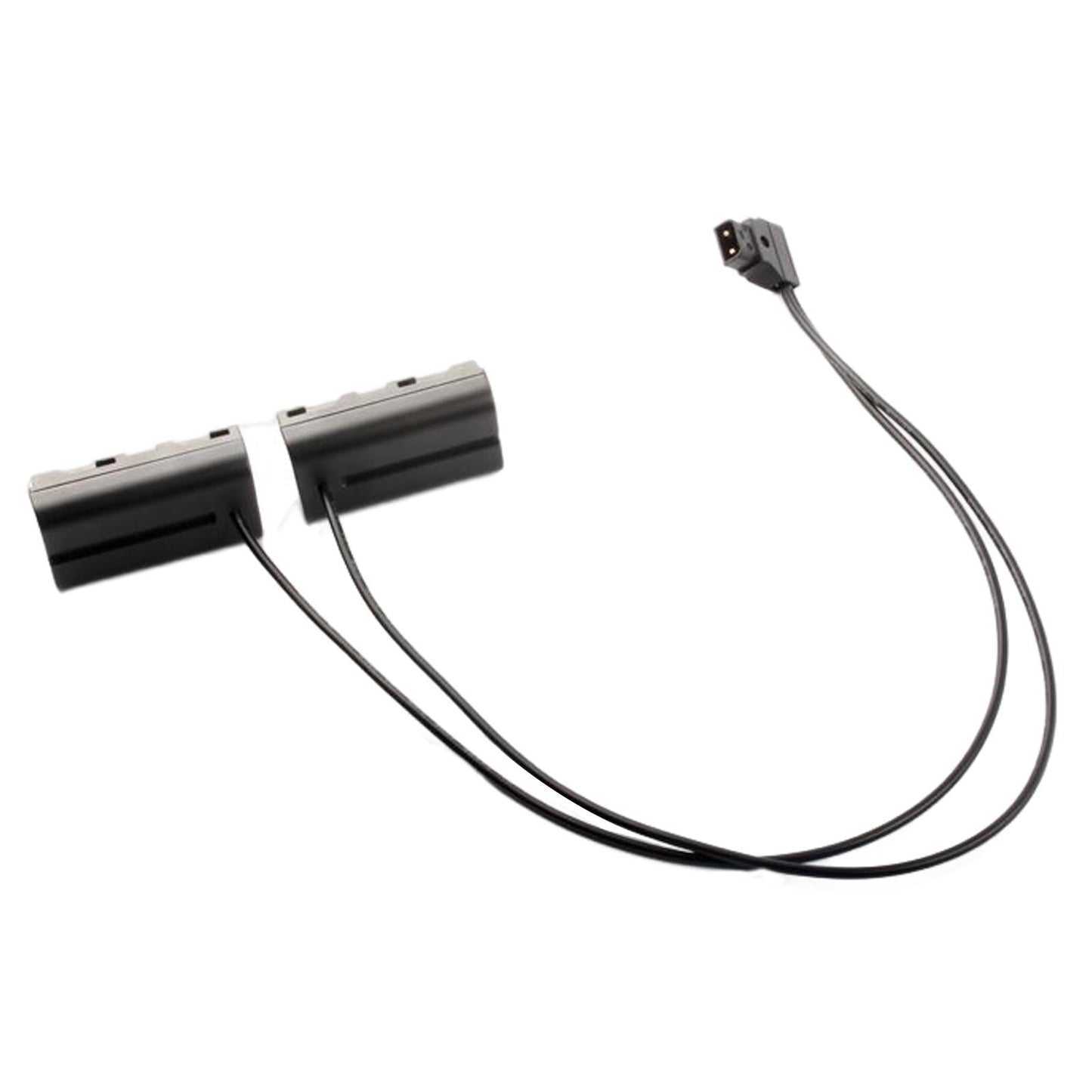 D-Tap to Dual Np-F550 Dummy Battery Coupler for Camera Monitor LED Lamps