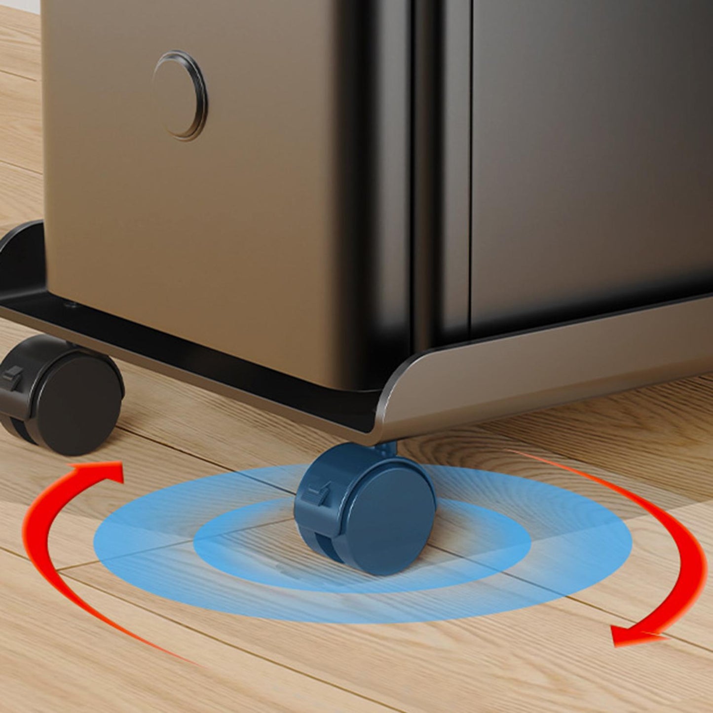 1PC CPU Stand Computer Tower Computer Tower Stand with Wheels PC Tower Stand