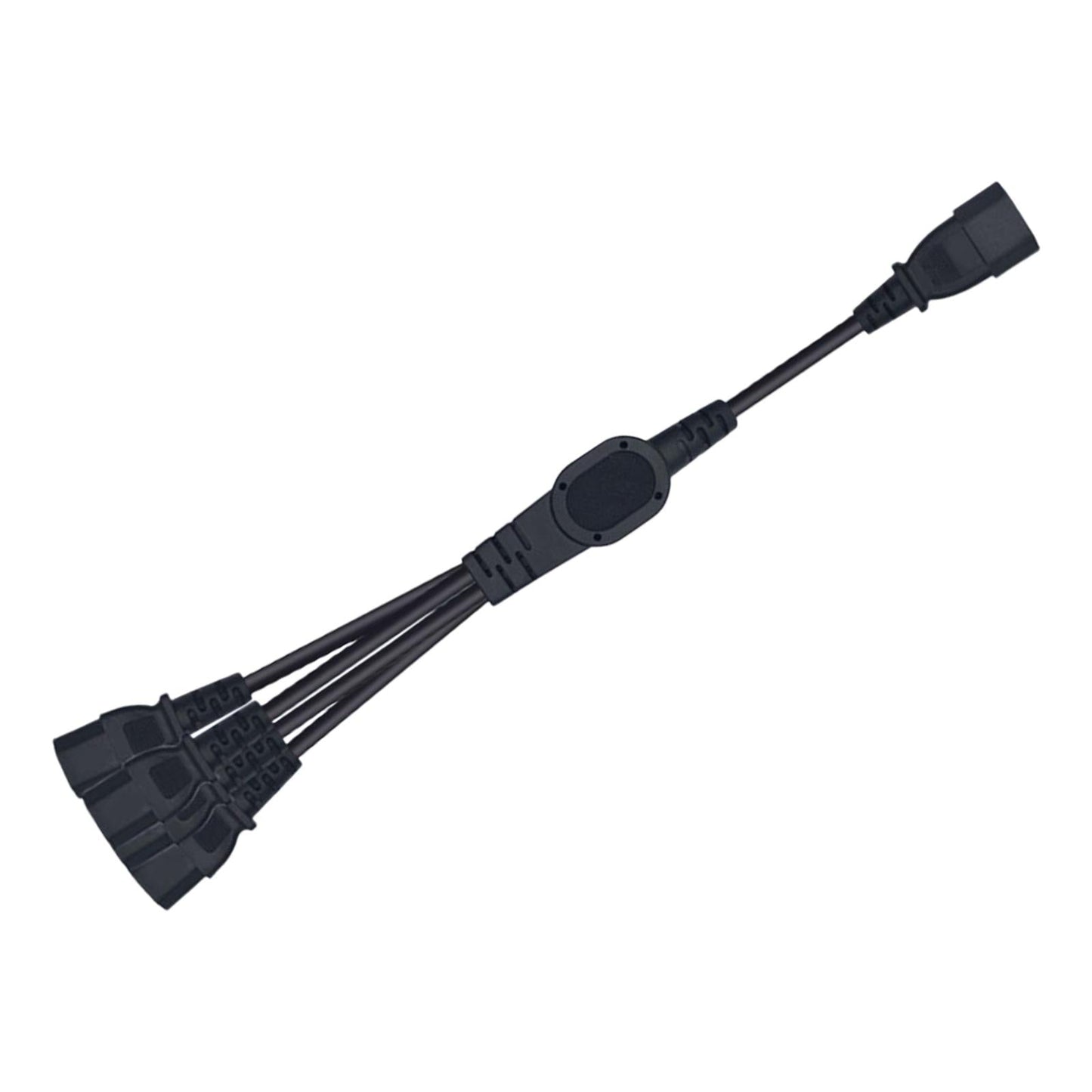 50cm IEC 320 C14 Male to 4X C13 Female Socket Y Splitter Cord Power Cord