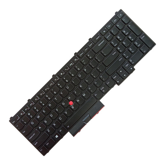US English Keyboard with Backlit Replacement for ThinkPad P51 P71 No Frame